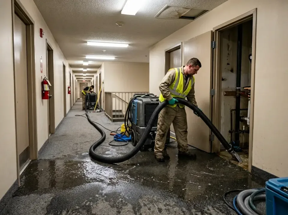 multi-unit-apartment-hallway-f-005 — frequently asked questions, Emergency Burst Pipe Water Extraction & Removal in Boise, ID